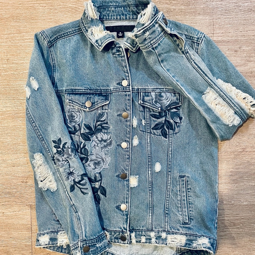 Embroidered Jean Jacket